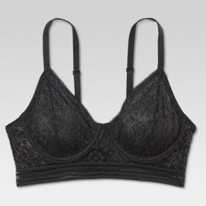 Target | Black Lace Underwire Bra - 34A